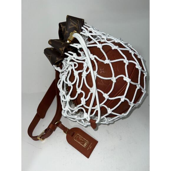 Louis Vuitton NBA Ball In Basket Brown Basketball Net And Bag Shoulder Crossbody - Picture 4 of 13